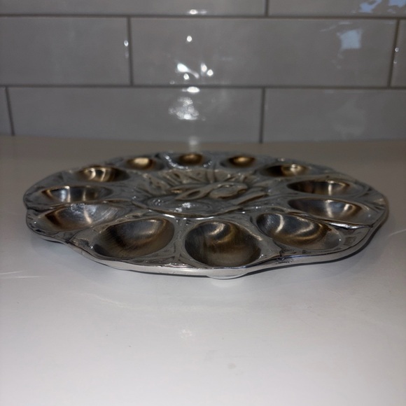 Silver Rabbit Deviled Egg Plate - Picture 6 of 6